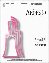 Animato Handbell sheet music cover